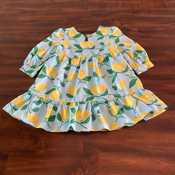 Janie and Jack Lemon Dress - Picture 4 of 10